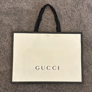 Gucci Ivory and Black Tote Bag